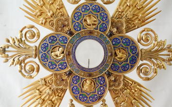 Ornate French Antique Monstrance